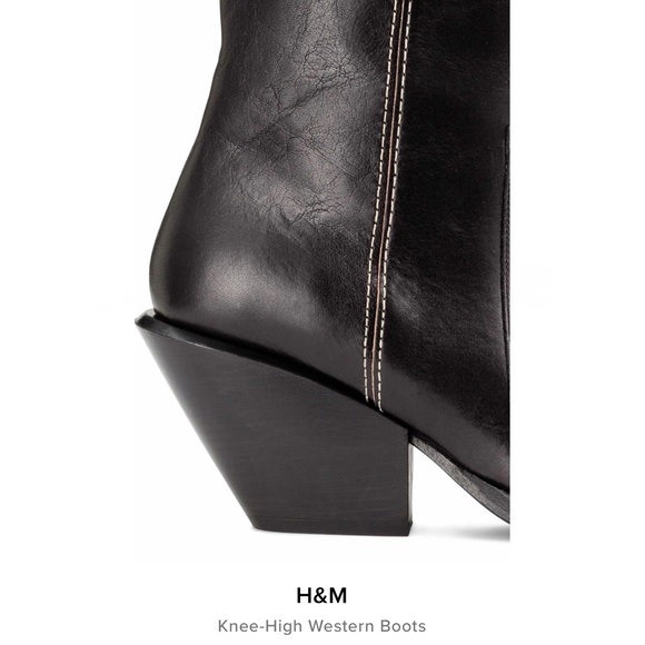H&M STUDIO AW16 Knee-High Western Boots - Picture 6 of 16